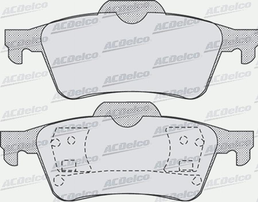 ACDelco AC058907D - Komplet Pločica, disk-kočnica www.molydon.hr