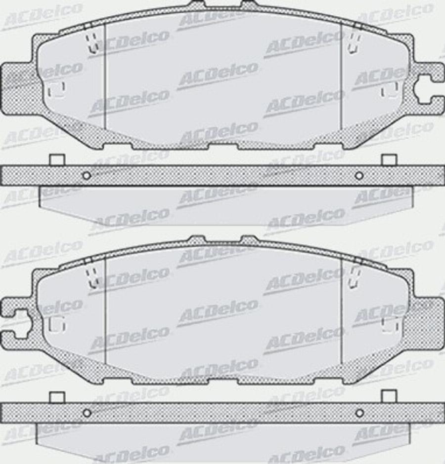 ACDelco AC058939D - Komplet Pločica, disk-kočnica www.molydon.hr