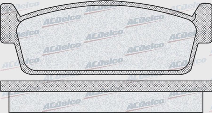 ACDelco AC058925D - Komplet Pločica, disk-kočnica www.molydon.hr