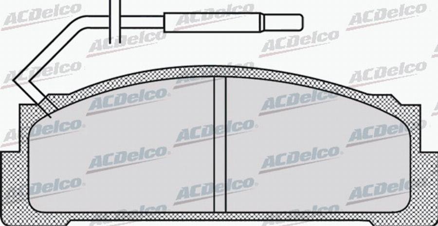 ACDelco AC058970D - Komplet Pločica, disk-kočnica www.molydon.hr