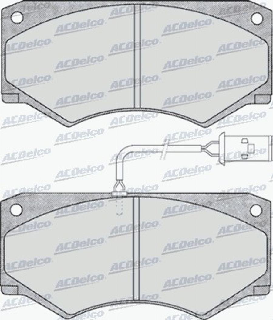 ACDelco AC058499D - Komplet Pločica, disk-kočnica www.molydon.hr