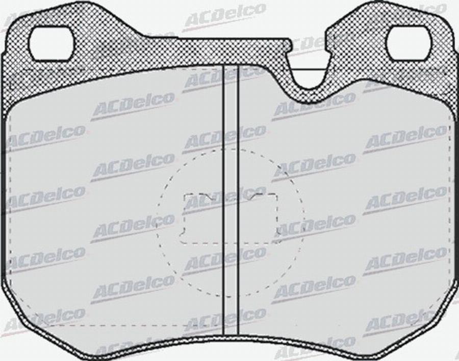 ACDelco AC058402D - Komplet Pločica, disk-kočnica www.molydon.hr