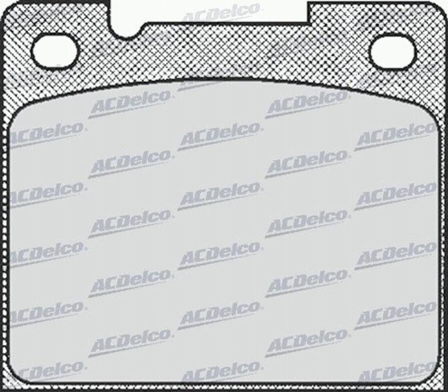 ACDelco AC058438D - Komplet Pločica, disk-kočnica www.molydon.hr