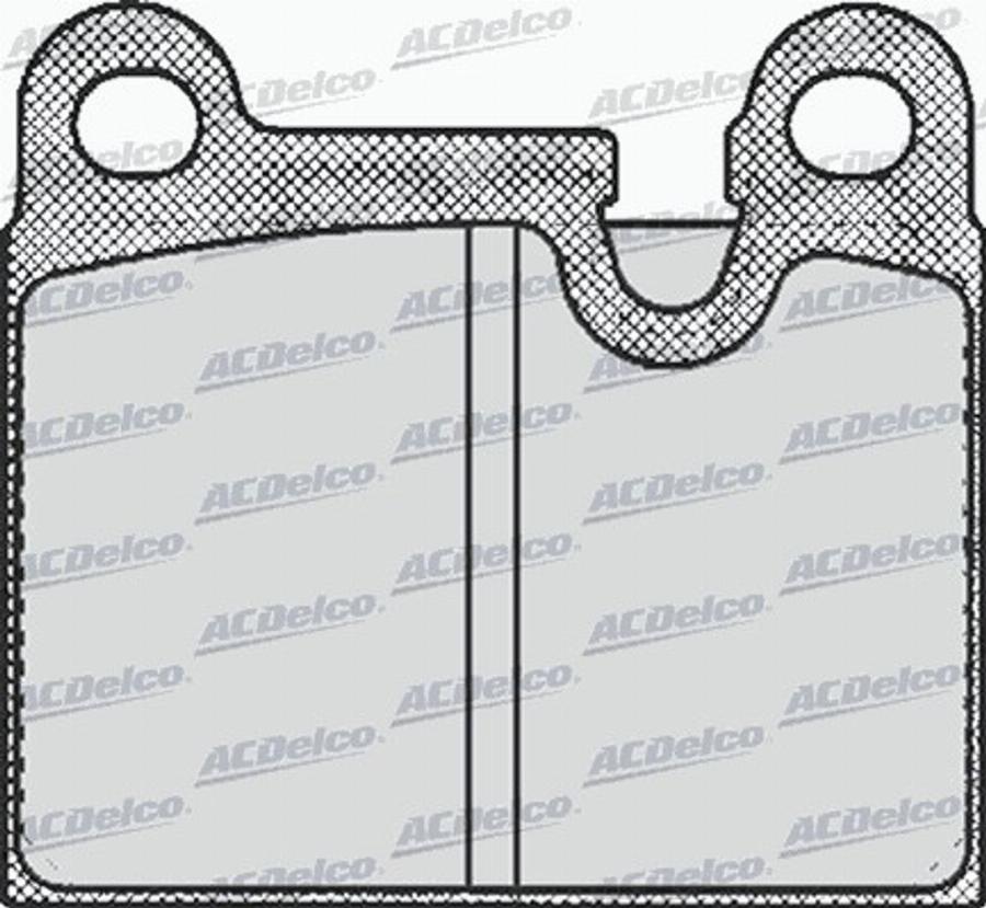 ACDelco AC058432D - Komplet Pločica, disk-kočnica www.molydon.hr