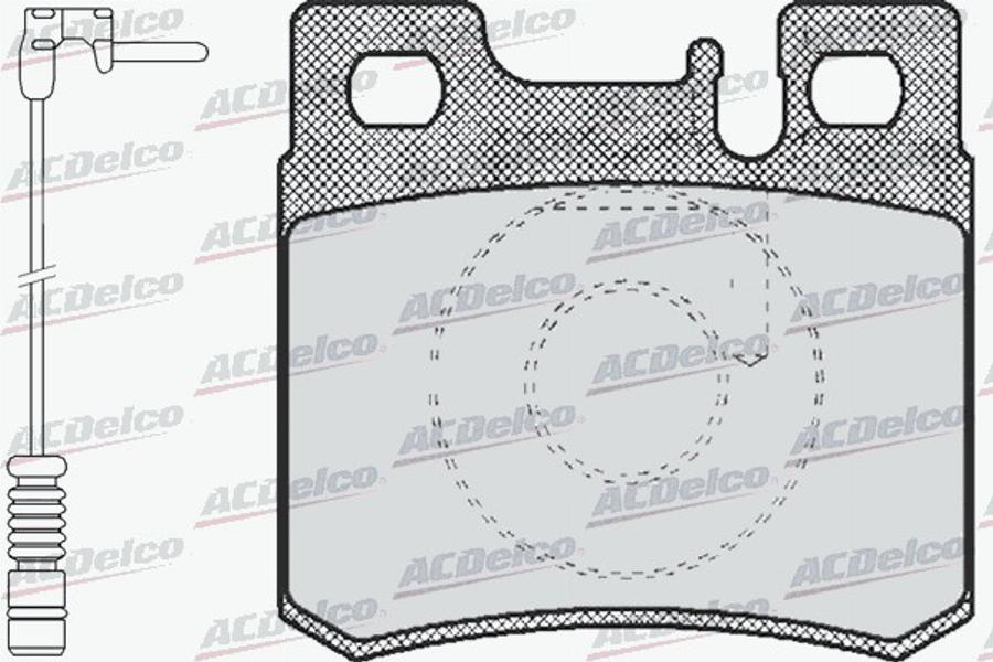 ACDelco AC058428AD - Komplet Pločica, disk-kočnica www.molydon.hr