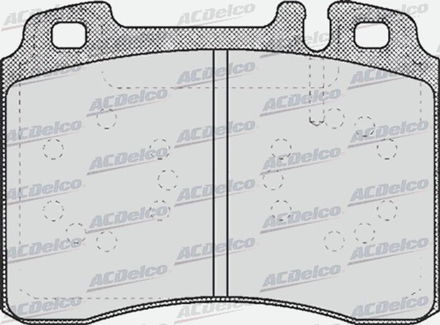 ACDelco AC058423D - Komplet Pločica, disk-kočnica www.molydon.hr