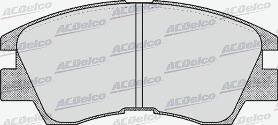 ACDelco AC058550D - Komplet Pločica, disk-kočnica www.molydon.hr