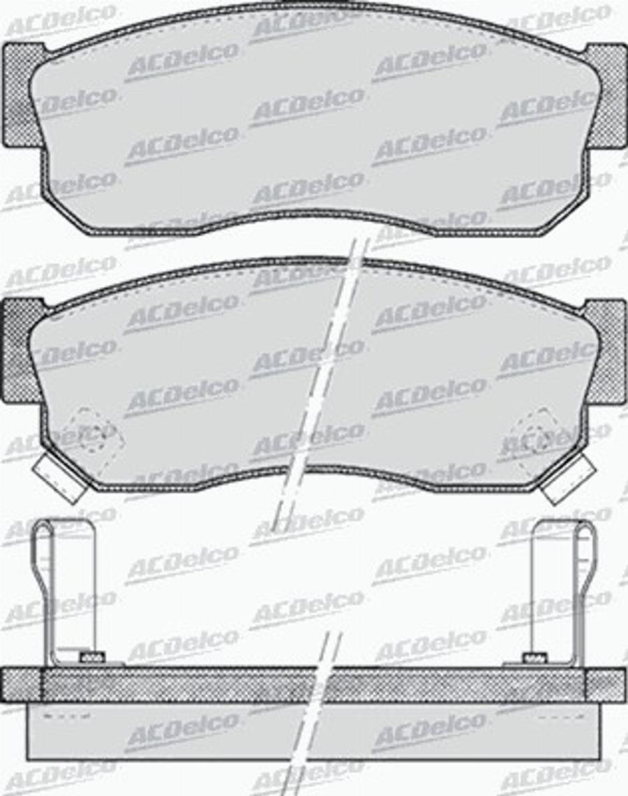 ACDelco AC058515D - Komplet Pločica, disk-kočnica www.molydon.hr