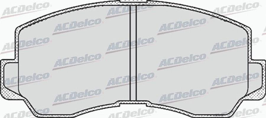 ACDelco AC058532D - Komplet Pločica, disk-kočnica www.molydon.hr