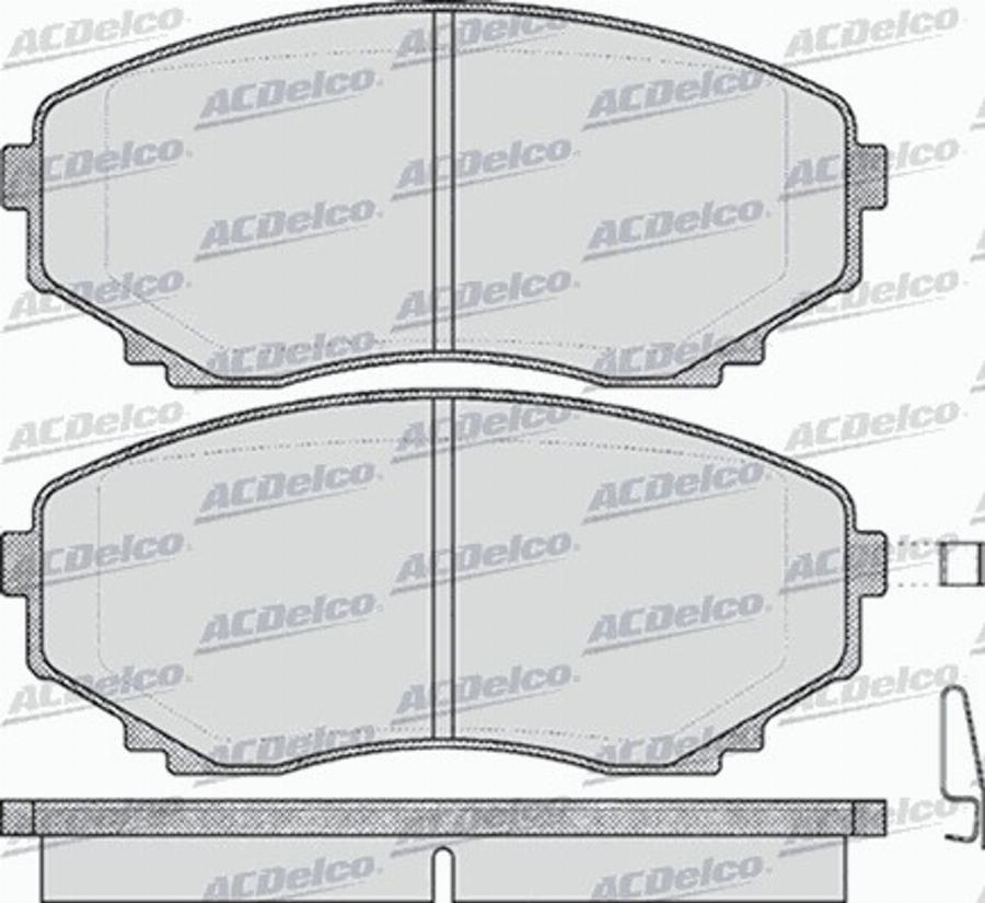 ACDelco AC058570D - Komplet Pločica, disk-kočnica www.molydon.hr