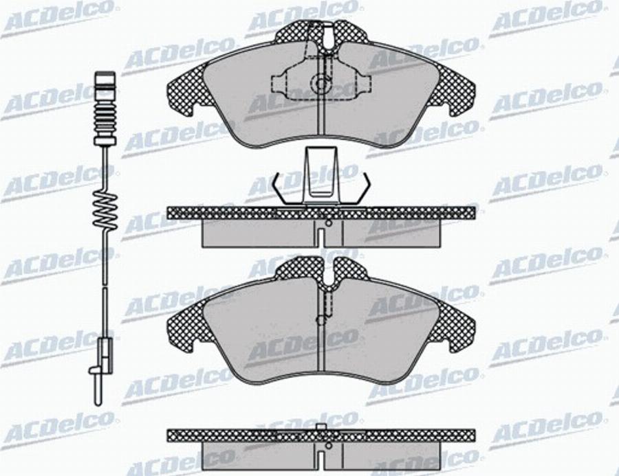 ACDelco AC058608AD - Komplet Pločica, disk-kočnica www.molydon.hr