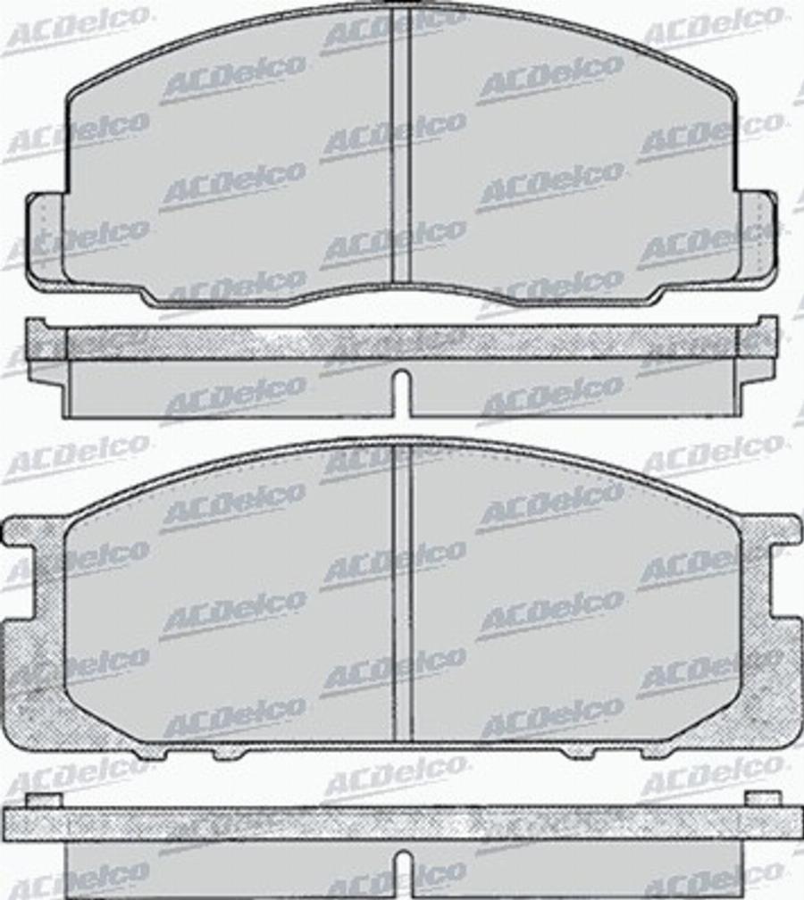 ACDelco AC058063D - Komplet Pločica, disk-kočnica www.molydon.hr