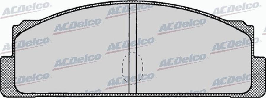 ACDelco AC058002D - Komplet Pločica, disk-kočnica www.molydon.hr