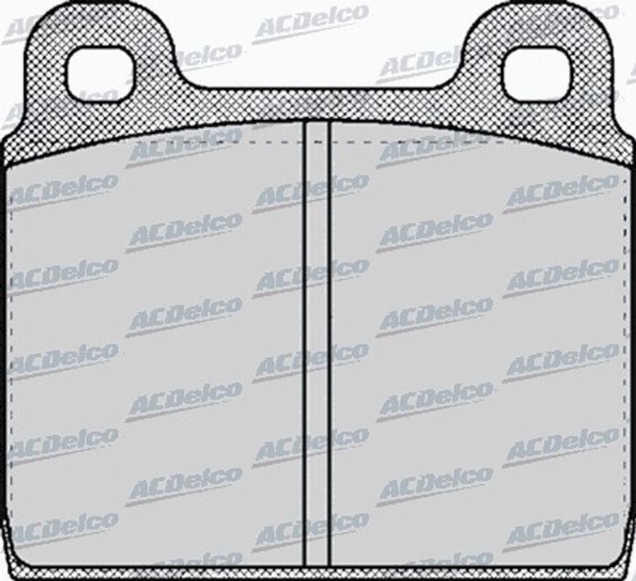 ACDelco AC058026D - Komplet Pločica, disk-kočnica www.molydon.hr