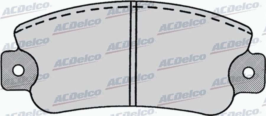 ACDelco AC058021D - Komplet Pločica, disk-kočnica www.molydon.hr