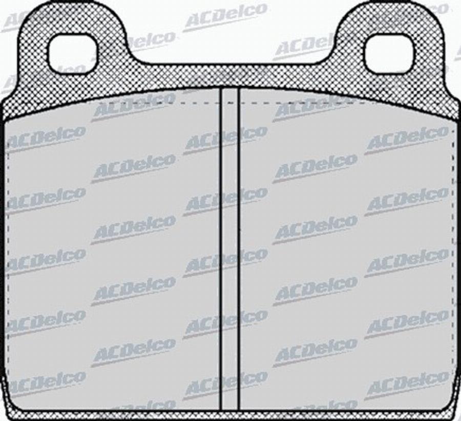 ACDelco AC058027D - Komplet Pločica, disk-kočnica www.molydon.hr