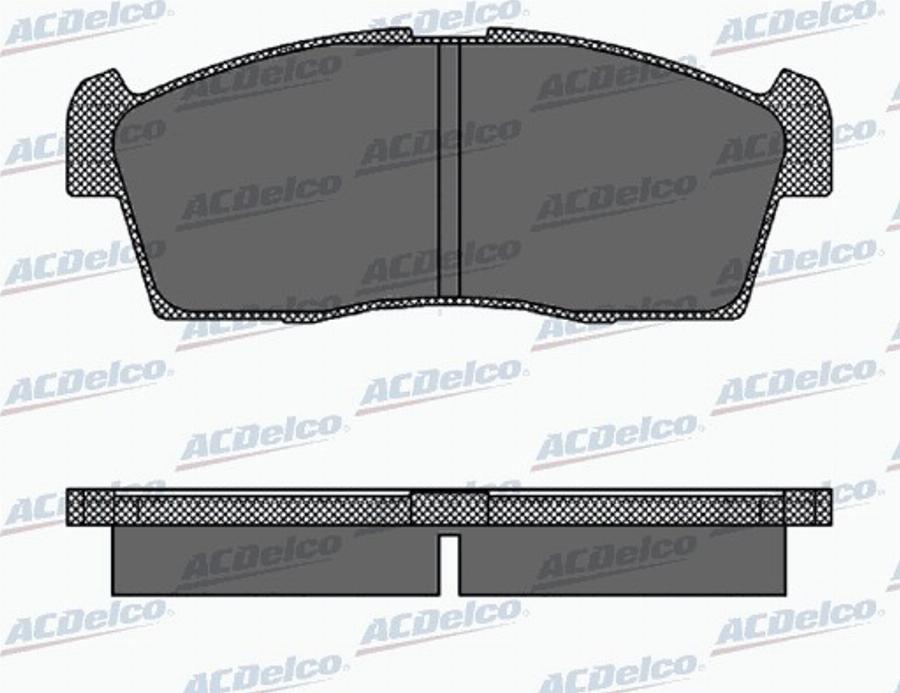 ACDelco AC0581442D - Komplet Pločica, disk-kočnica www.molydon.hr