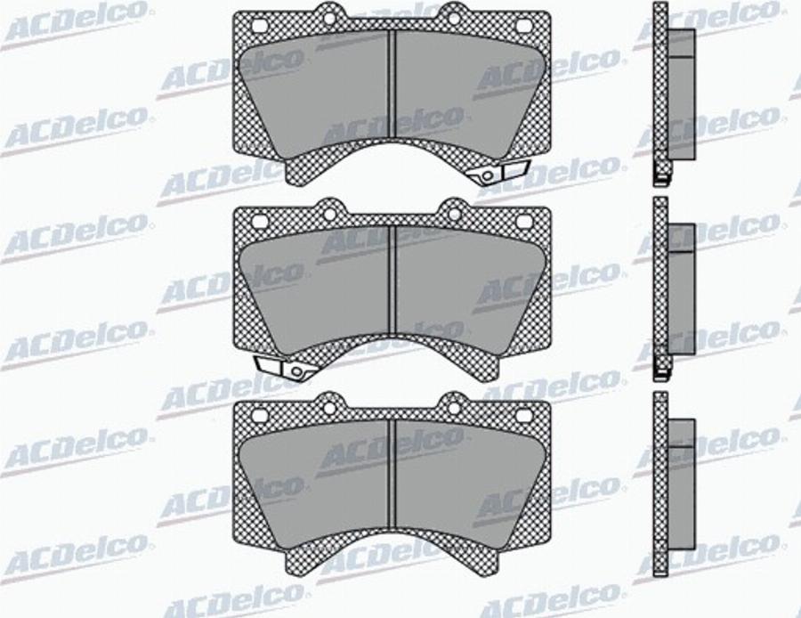 ACDelco AC0581418D - Komplet Pločica, disk-kočnica www.molydon.hr