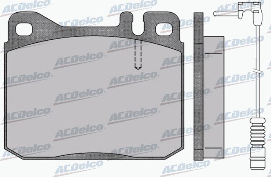 ACDelco AC058141AD - Komplet Pločica, disk-kočnica www.molydon.hr