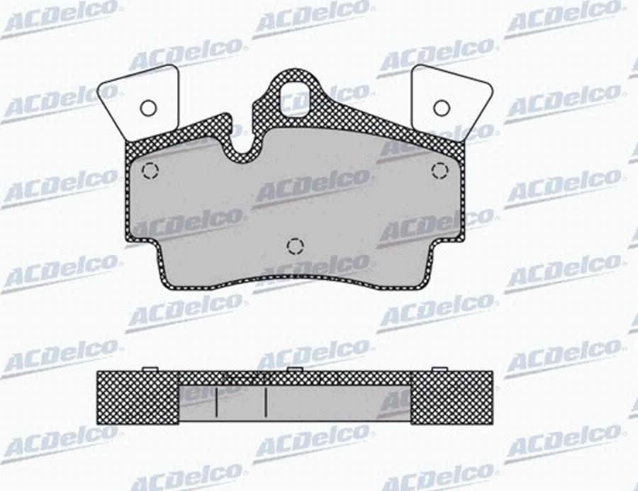 ACDelco AC0581482D - Komplet Pločica, disk-kočnica www.molydon.hr