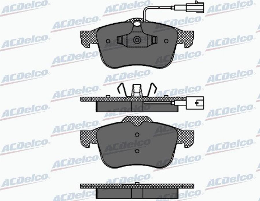 ACDelco AC0581470D - Komplet Pločica, disk-kočnica www.molydon.hr