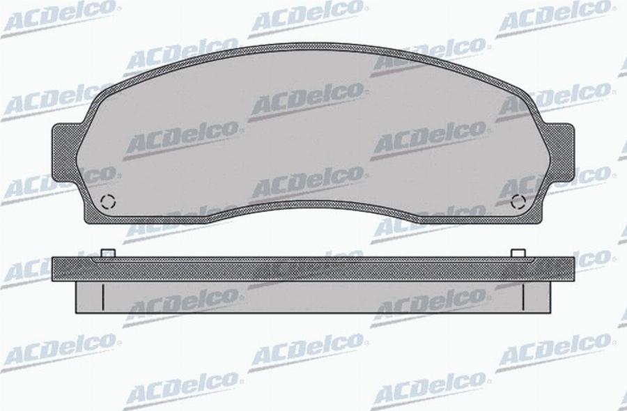 ACDelco AC0581542D - Komplet Pločica, disk-kočnica www.molydon.hr