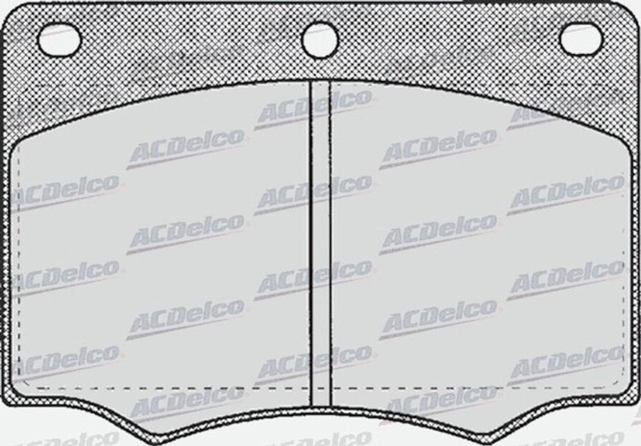 ACDelco AC058154D - Komplet Pločica, disk-kočnica www.molydon.hr