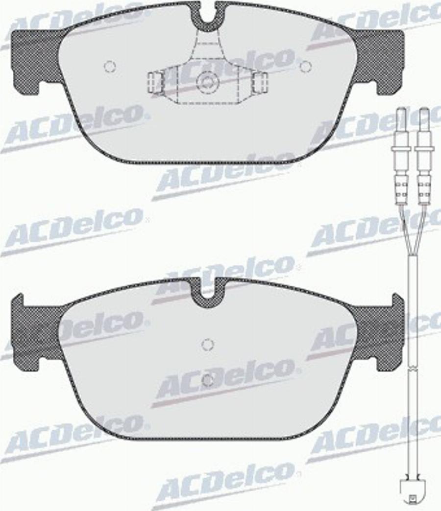 ACDelco AC0581561AD - Komplet Pločica, disk-kočnica www.molydon.hr