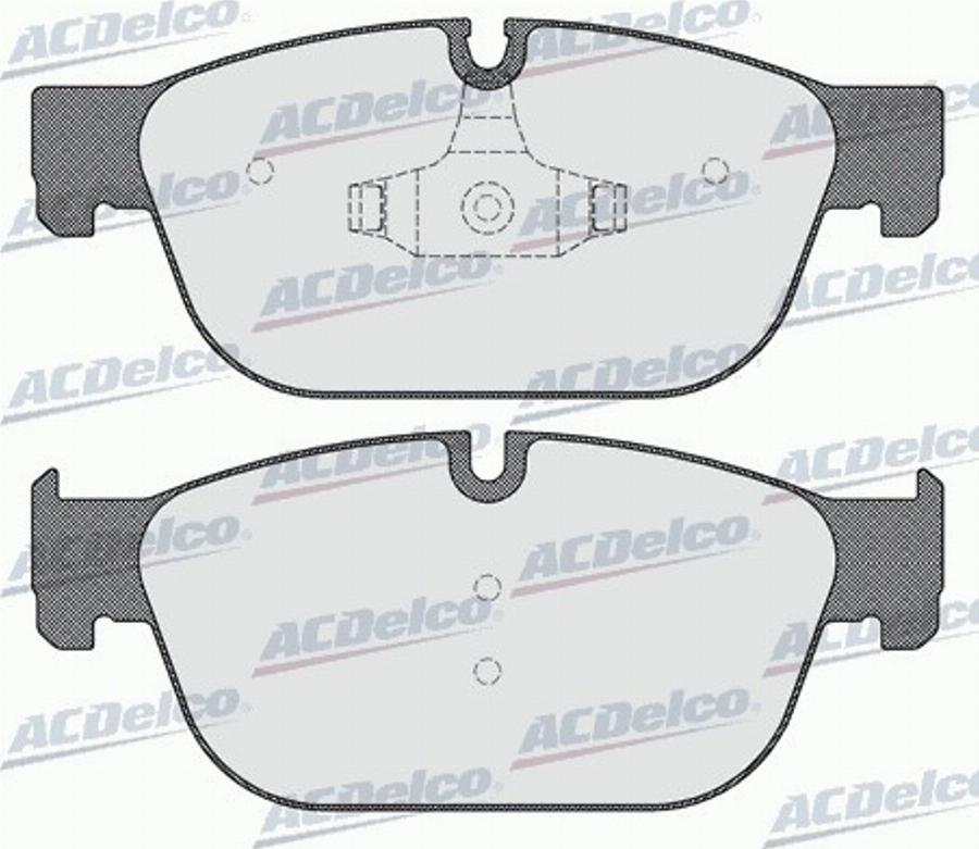 ACDelco AC0581561D - Komplet Pločica, disk-kočnica www.molydon.hr