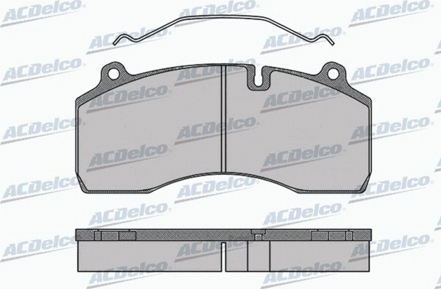 ACDelco AC0581501D - Komplet Pločica, disk-kočnica www.molydon.hr