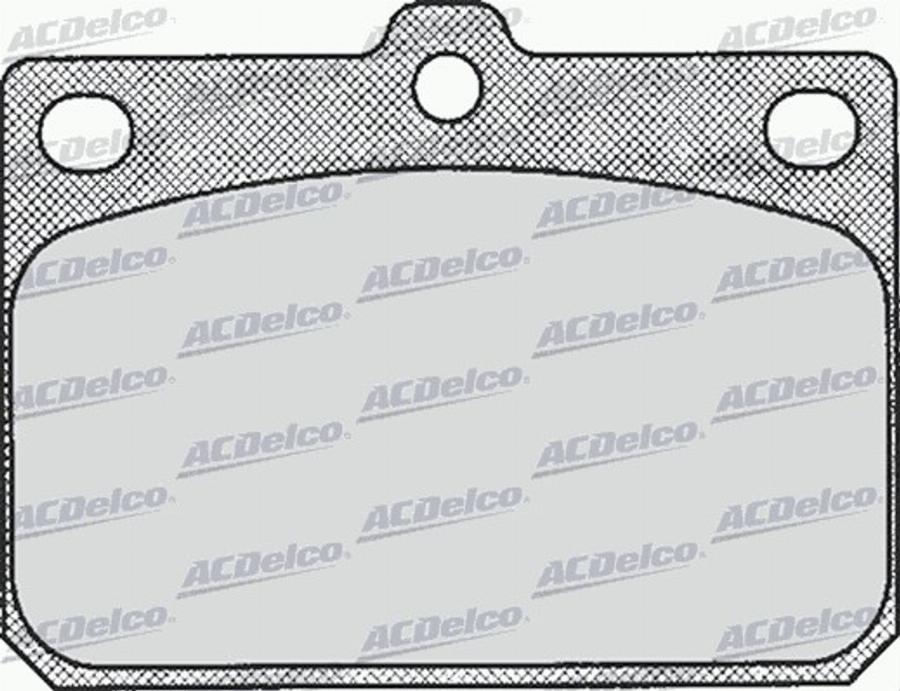 ACDelco AC058164D - Komplet Pločica, disk-kočnica www.molydon.hr