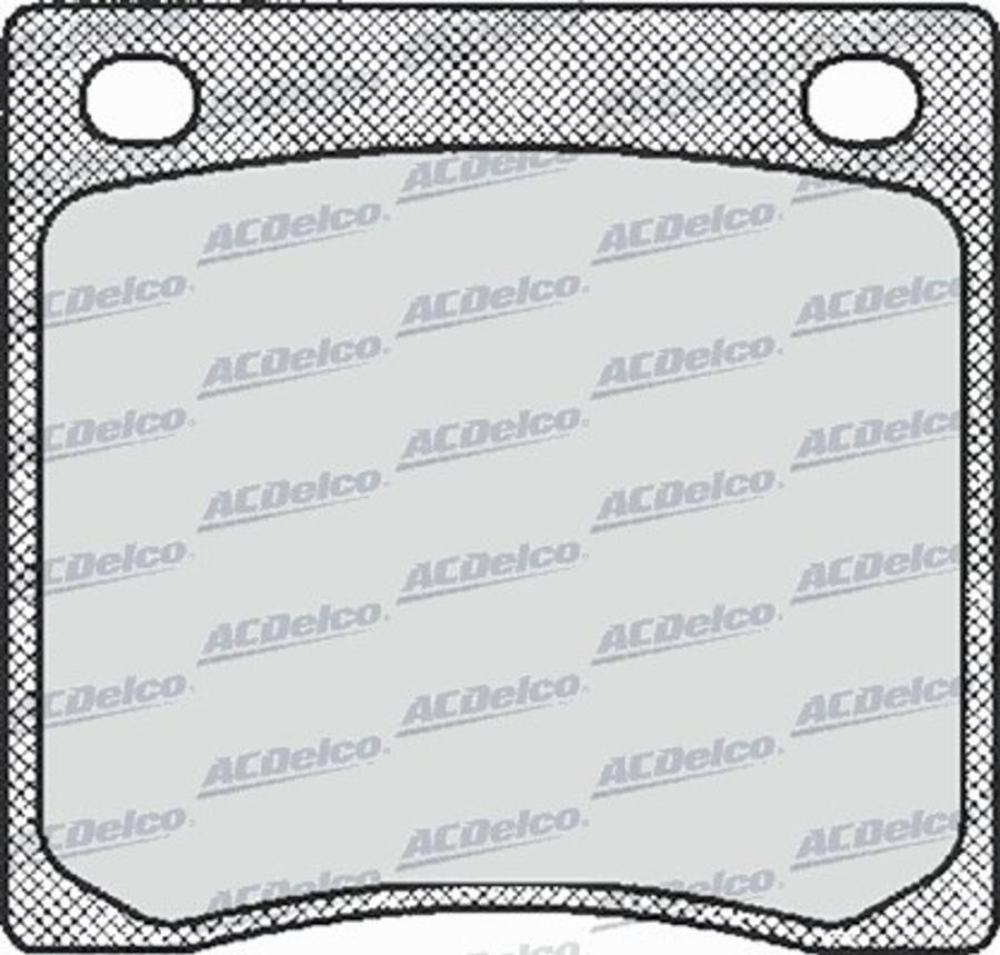 ACDelco AC058165D - Komplet Pločica, disk-kočnica www.molydon.hr