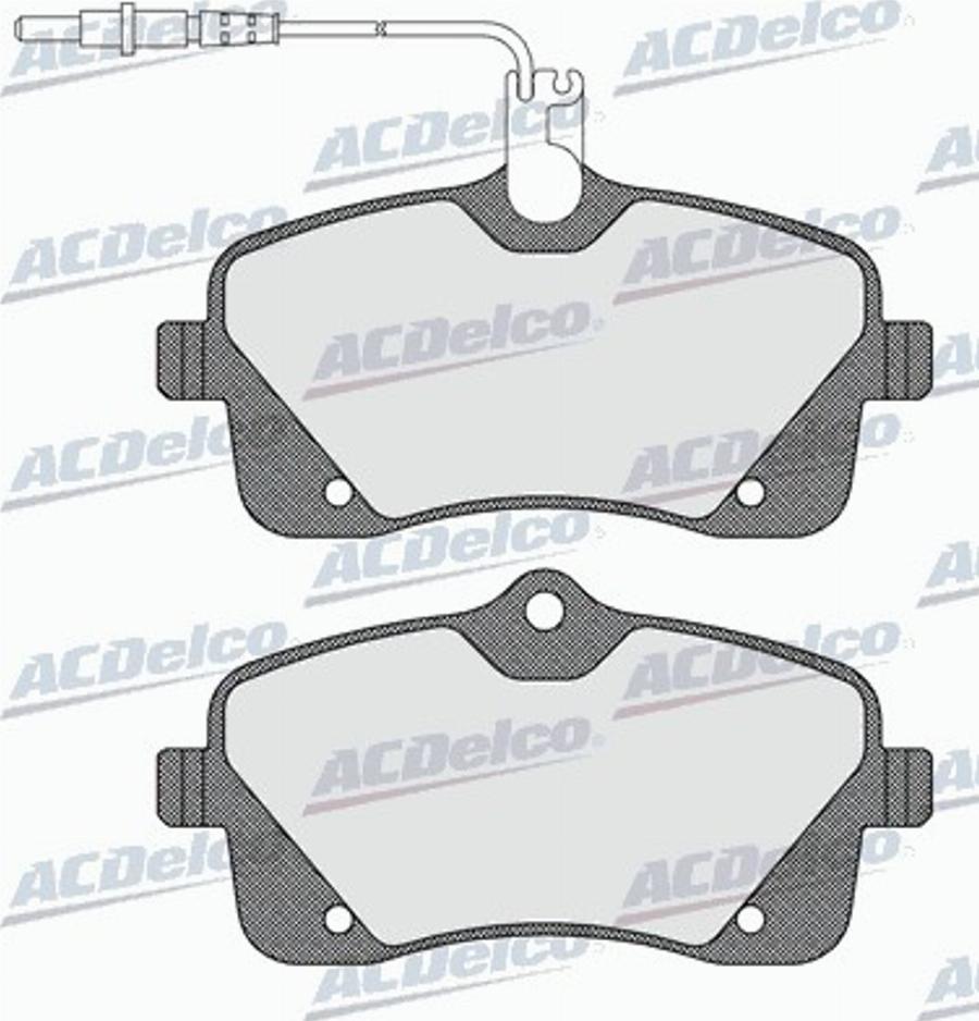 ACDelco AC0581601D - Komplet Pločica, disk-kočnica www.molydon.hr