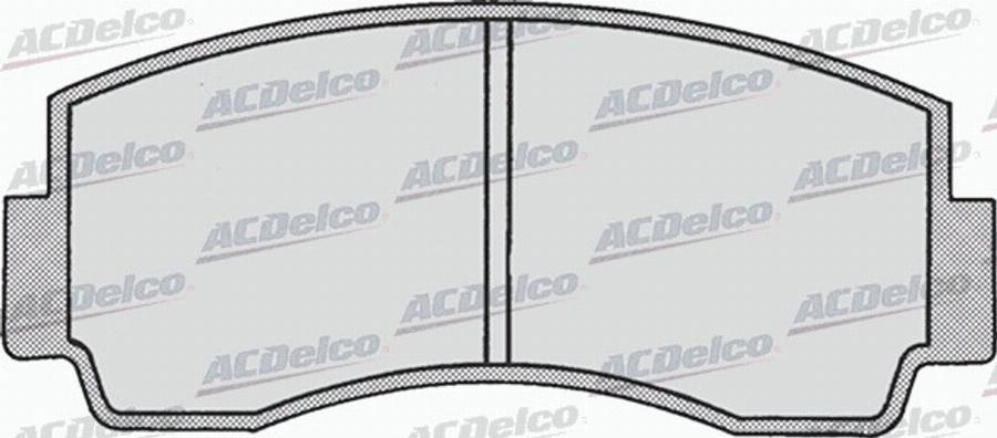 ACDelco AC058167D - Komplet Pločica, disk-kočnica www.molydon.hr