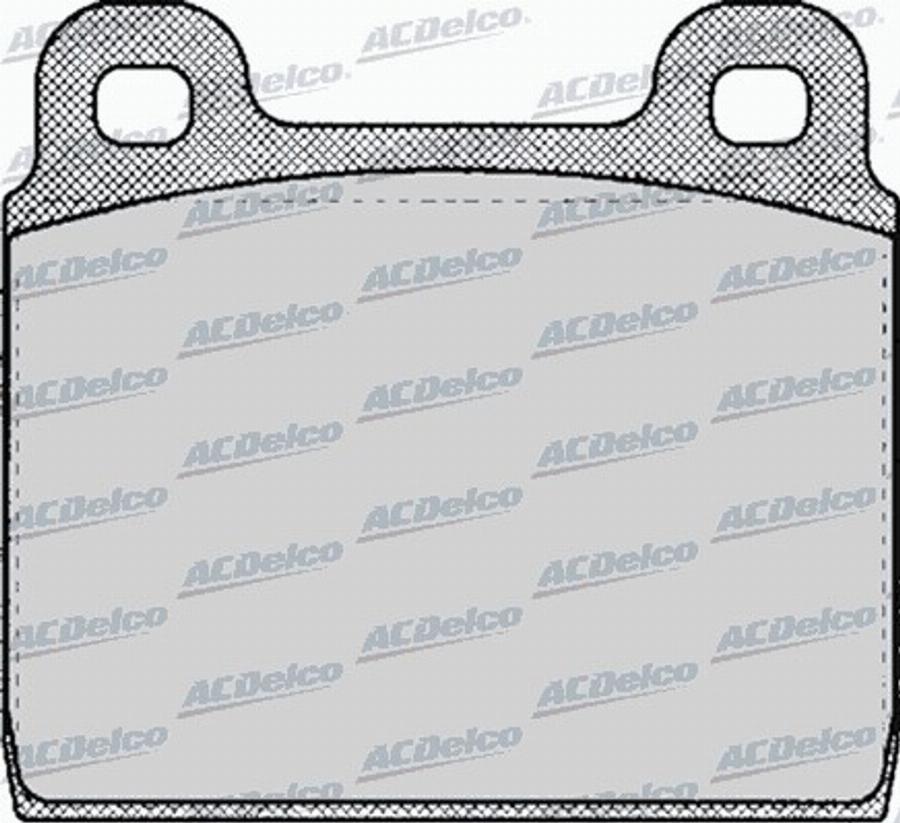 ACDelco AC058109D - Komplet Pločica, disk-kočnica www.molydon.hr