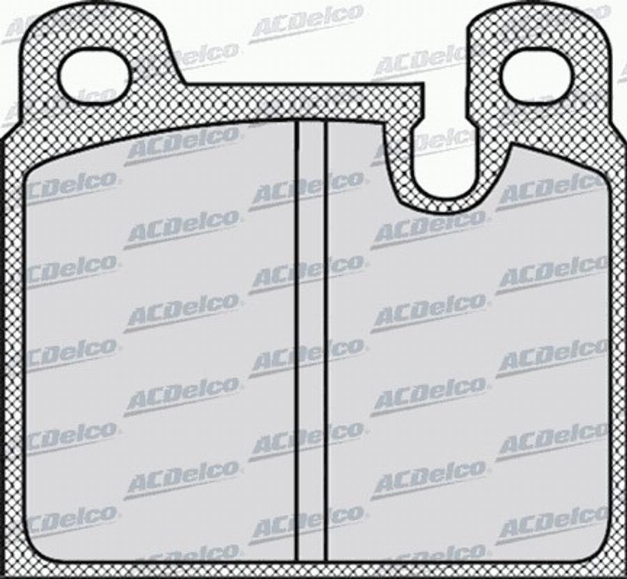 ACDelco AC0581057D - Komplet Pločica, disk-kočnica www.molydon.hr