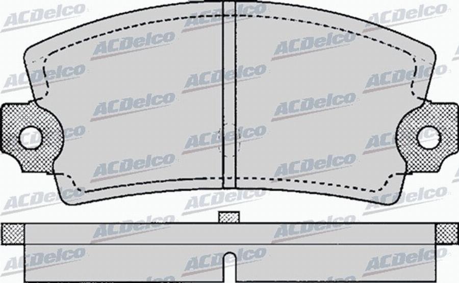 ACDelco AC058106D - Komplet Pločica, disk-kočnica www.molydon.hr