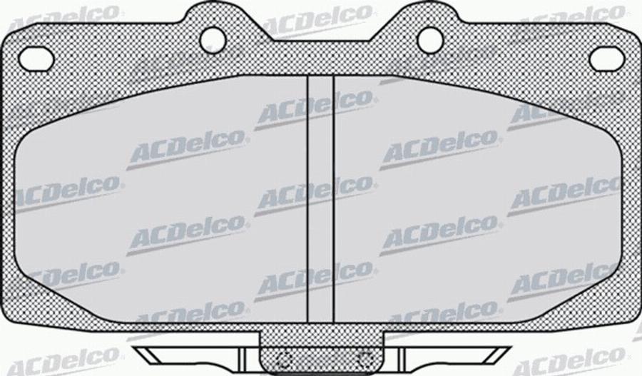 ACDelco AC0581027D - Komplet Pločica, disk-kočnica www.molydon.hr