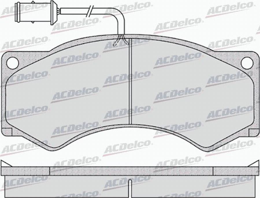 ACDelco AC0581143D - Komplet Pločica, disk-kočnica www.molydon.hr