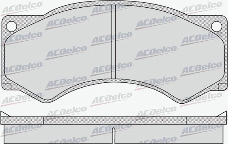 ACDelco AC0581142D - Komplet Pločica, disk-kočnica www.molydon.hr