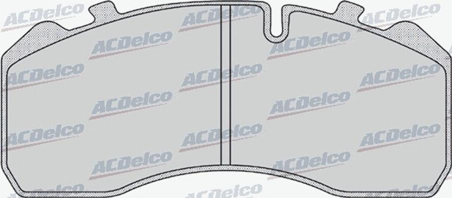 ACDelco AC0581168D - Komplet Pločica, disk-kočnica www.molydon.hr