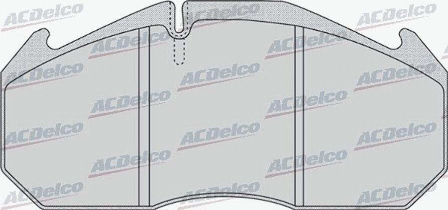 ACDelco AC0581162D - Komplet Pločica, disk-kočnica www.molydon.hr