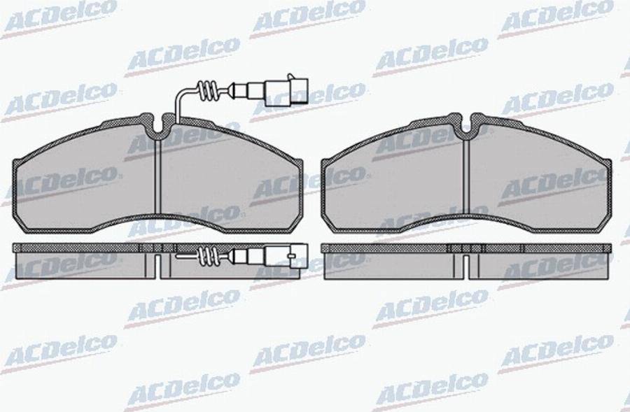 ACDelco AC0581109CD - Komplet Pločica, disk-kočnica www.molydon.hr