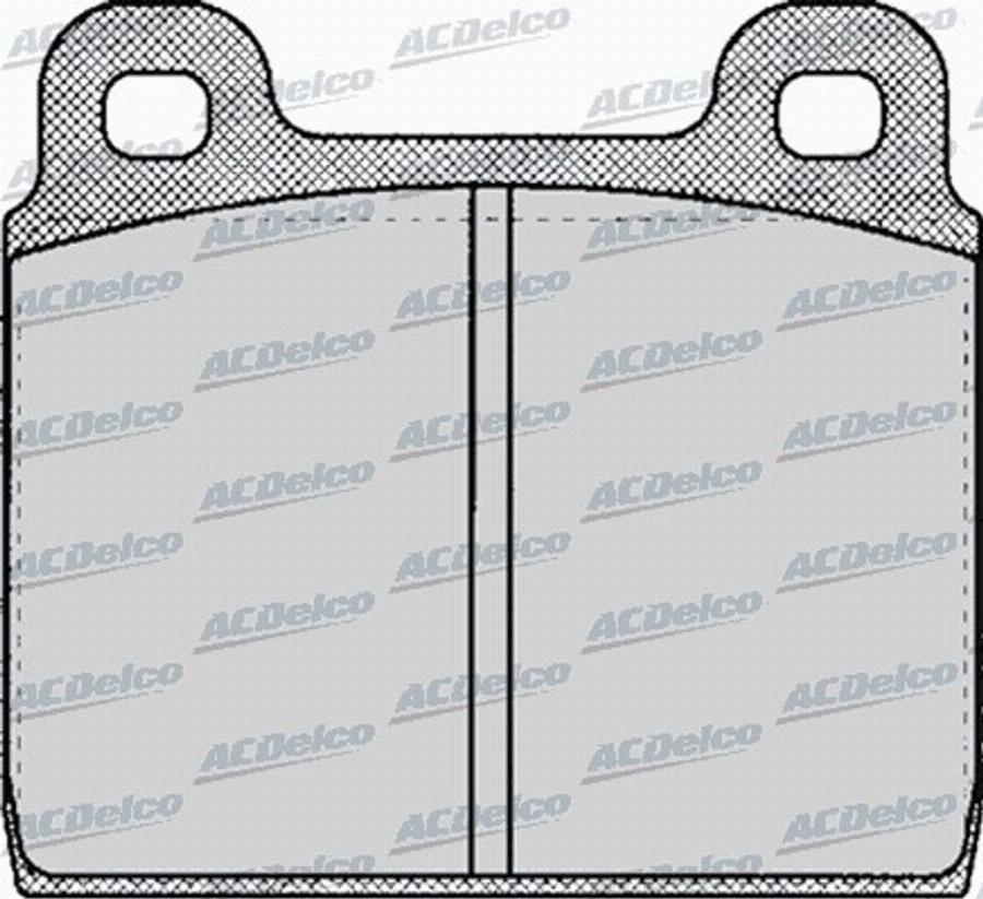 ACDelco AC058111D - Komplet Pločica, disk-kočnica www.molydon.hr