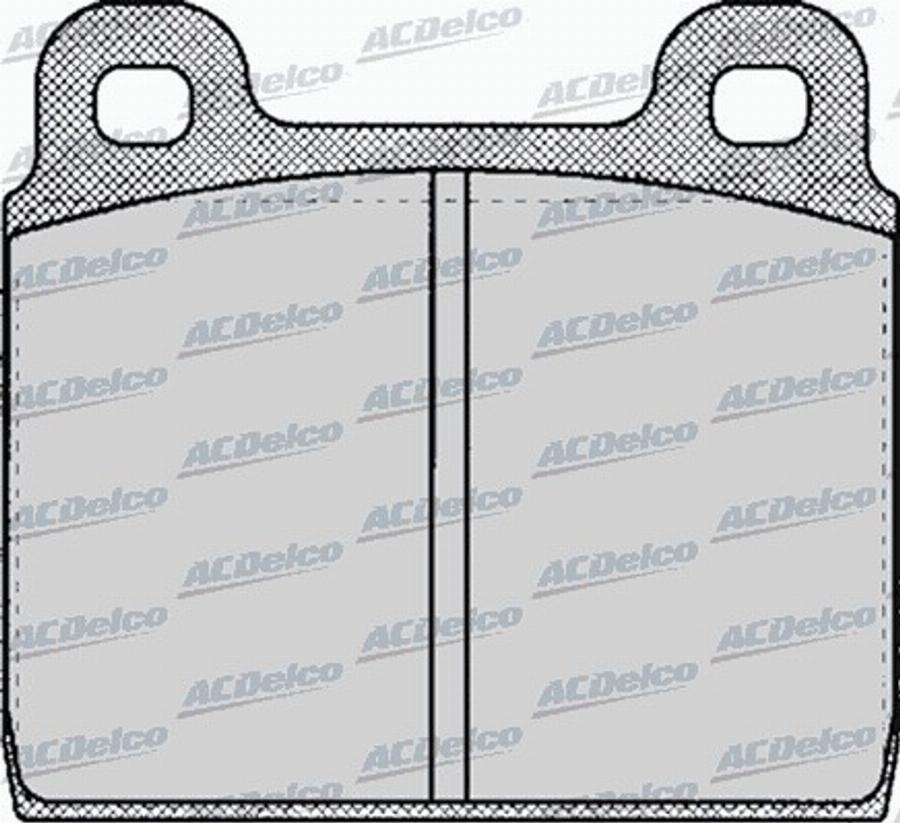 ACDelco AC058112D - Komplet Pločica, disk-kočnica www.molydon.hr