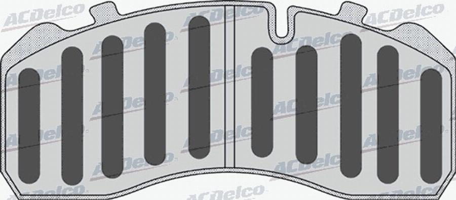 ACDelco AC0581174D - Komplet Pločica, disk-kočnica www.molydon.hr