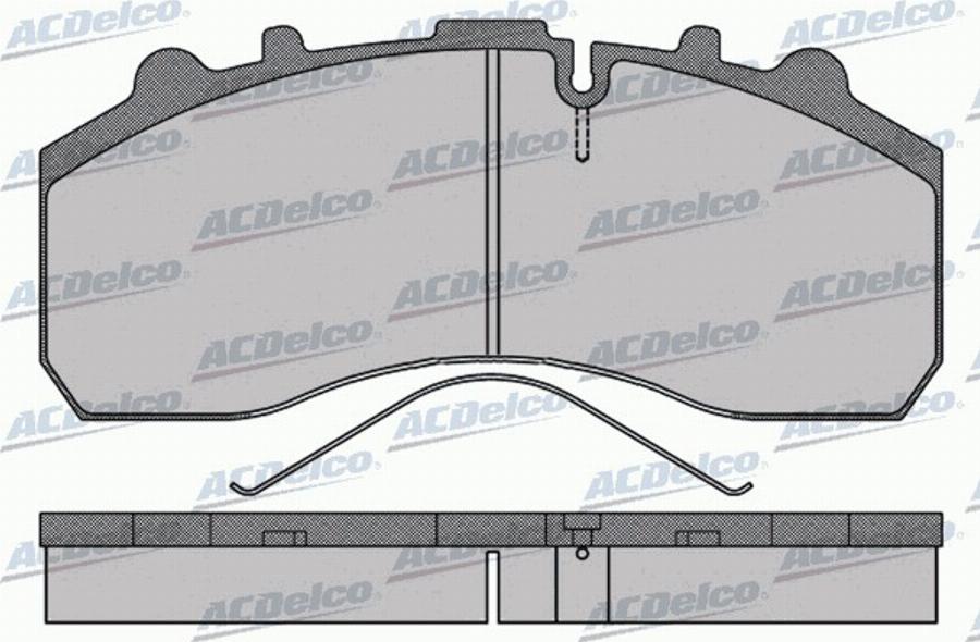 ACDelco AC0581173D - Komplet Pločica, disk-kočnica www.molydon.hr