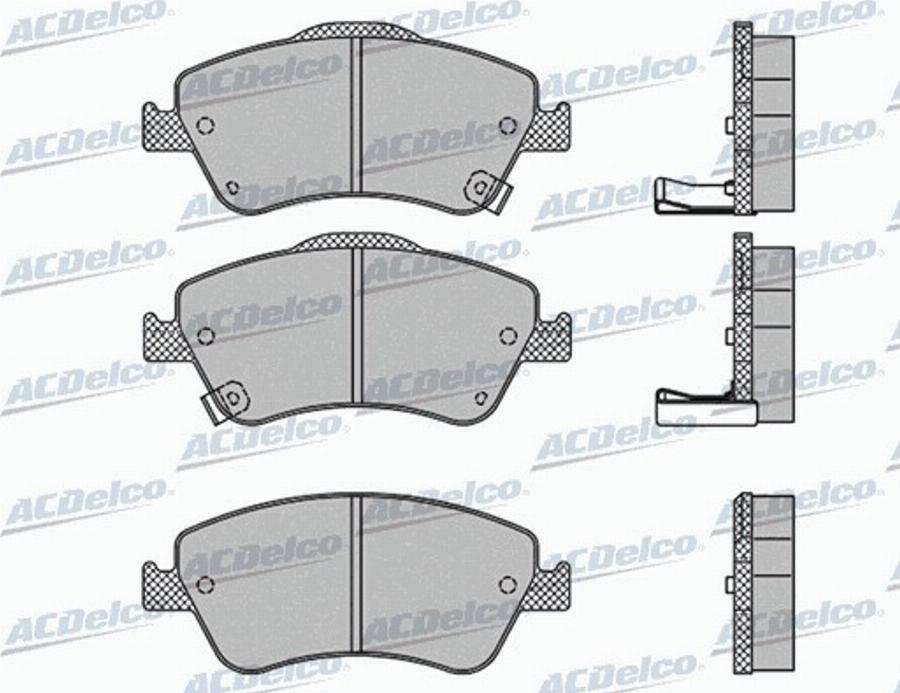 ACDelco AC0581316D - Komplet Pločica, disk-kočnica www.molydon.hr