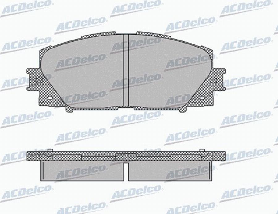 ACDelco AC0581333D - Komplet Pločica, disk-kočnica www.molydon.hr