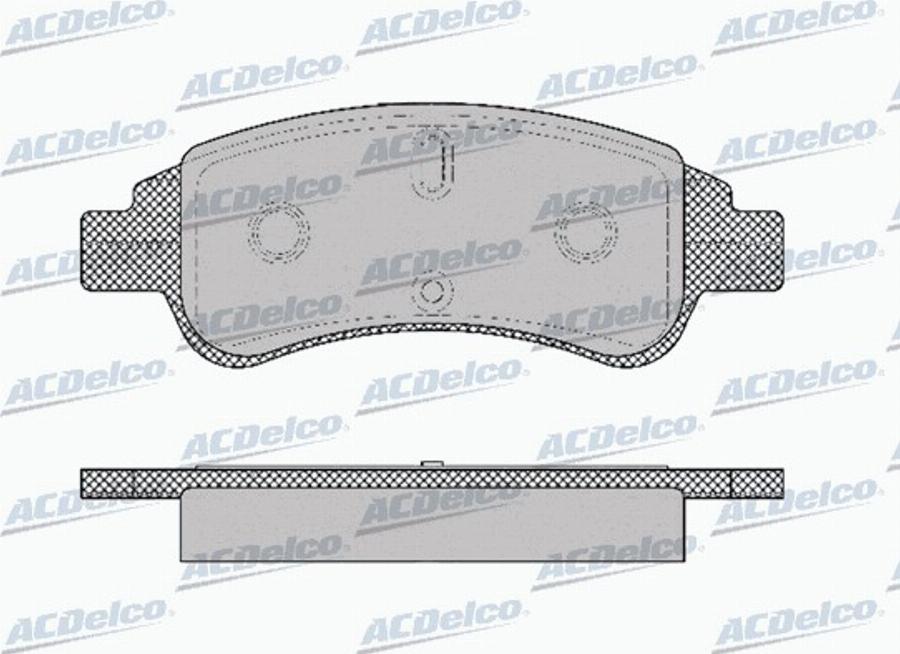 ACDelco AC0581327D - Komplet Pločica, disk-kočnica www.molydon.hr